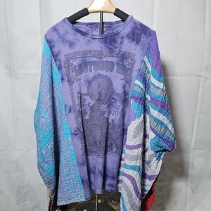 OOAK FLEETWOOD MAC KANTHA TOP SZ SM-3X
